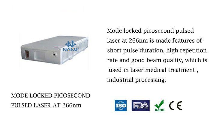 CShort Pulse Duration High Repetition Rate 266nm Picosecond Pulsed UV Laser 1-50mW